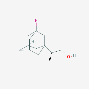 molecular formula C13H21FO B2964583 (2R)-2-(3-Fluoro-1-adamantyl)propan-1-ol CAS No. 2248213-83-2