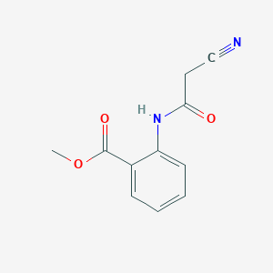 molecular formula C11H10N2O3 B2964696 Methyl 2-(2-Cyanoacetamido)benzoate CAS No. 154325-57-2