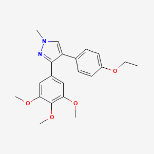 molecular formula C21H24N2O4 B2964712 Tubulin inhibitor 1 