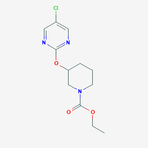 Ethyl 3-((5-chloropyrimidin-2-yl)oxy)piperidine-1-carboxylate