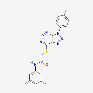 N-(3,5-dimethylphenyl)-2-((3-(p-tolyl)-3H-[1,2,3]triazolo[4,5-d]pyrimidin-7-yl)thio)acetamide