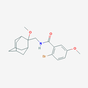 molecular formula C20H26BrNO3 B2964730 2-bromo-5-methoxy-N-[(2-methoxyadamantan-2-yl)methyl]benzamide CAS No. 1797561-01-3