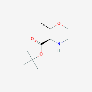 Tert-butyl (2S,3R)-2-methylmorpholine-3-carboxylate