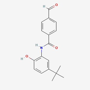 N-(5-Tert-butyl-2-hydroxyphenyl)-4-formylbenzamide