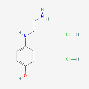 4-(2-Aminoethylamino)phenol;dihydrochloride