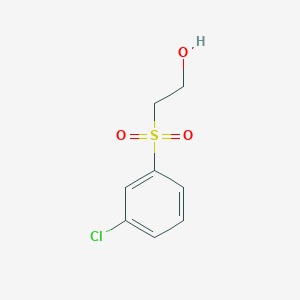 molecular formula C8H9ClO3S B2964841 3-Chlorophenylsulfonylethanol CAS No. 107737-88-2