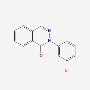 molecular formula C14H9BrN2O B2964979 2-(3-bromophenyl)phthalazin-1(2H)-one CAS No. 932149-86-5
