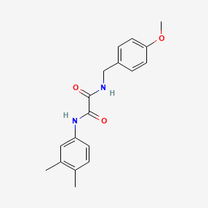 N1-(3,4-dimethylphenyl)-N2-(4-methoxybenzyl)oxalamide
