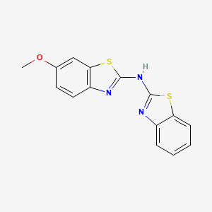N-(1,3-benzothiazol-2-yl)-6-methoxy-1,3-benzothiazol-2-amine