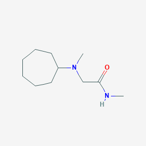 2-[cycloheptyl(methyl)amino]-N-methylacetamide