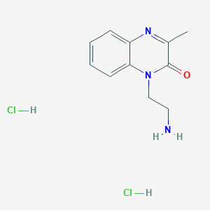 1-(2-Aminoethyl)-3-methylquinoxalin-2-one;dihydrochloride