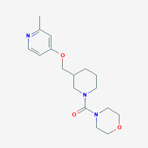 [3-[(2-Methylpyridin-4-yl)oxymethyl]piperidin-1-yl]-morpholin-4-ylmethanone