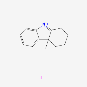 4a,9-dimethyl-2,3,4,4a-tetrahydro-1H-carbazolium iodide