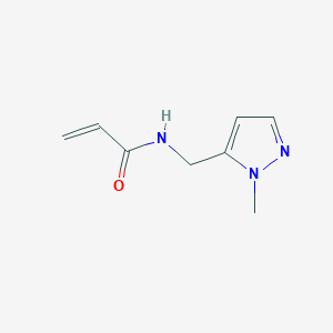 N-[(2-methylpyrazol-3-yl)methyl]prop-2-enamide