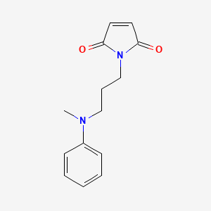 1-{3-[methyl(phenyl)amino]propyl}-2,5-dihydro-1H-pyrrole-2,5-dione