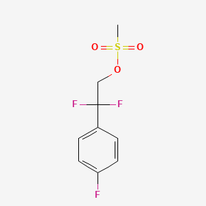 2,2-Difluoro-2-(4-fluorophenyl)ethyl methanesulfonate