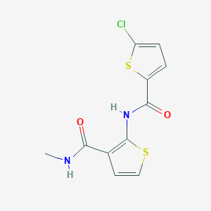 2-[(5-chlorothiophene-2-carbonyl)amino]-N-methylthiophene-3-carboxamide