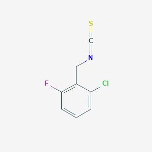 molecular formula C8H5ClFNS B2965129 2-Chloro-6-fluorobenzyl isothiocyanate CAS No. 1092350-26-9