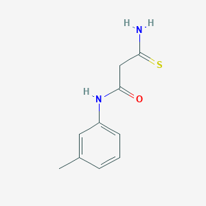 molecular formula C10H12N2OS B2965134 2-carbamothioyl-N-(3-methylphenyl)acetamide CAS No. 501037-55-4