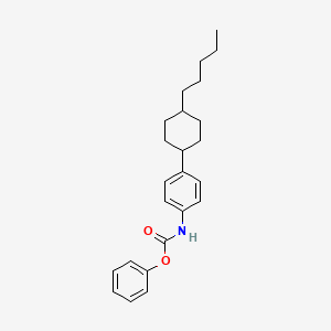 molecular formula C24H31NO2 B2965219 phenyl N-[4-(4-pentylcyclohexyl)phenyl]carbamate CAS No. 692732-86-8