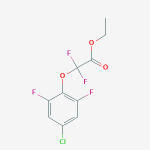 Ethyl 2-(4-chloro-2,6-difluorophenoxy)-2,2-difluoroacetate