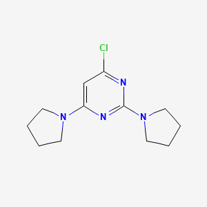 4-Chloro-2,6-dipyrrolidin-1-ylpyrimidine