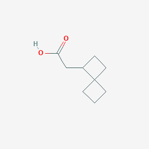 molecular formula C9H14O2 B2965413 2-Spiro[3.3]heptan-3-ylacetic acid CAS No. 2309457-81-4
