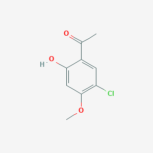molecular formula C9H9ClO3 B2965605 1-(5-Chloro-2-hydroxy-4-methoxyphenyl)ethanone CAS No. 116265-99-7
