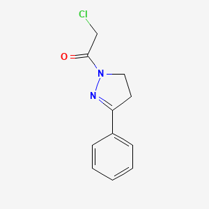 1-(chloroacetyl)-3-phenyl-4,5-dihydro-1H-pyrazole
