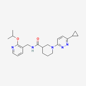 1-(6-cyclopropylpyridazin-3-yl)-N-{[2-(propan-2-yloxy)pyridin-3-yl]methyl}piperidine-3-carboxamide