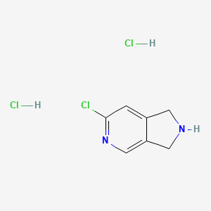 6-Chloro-2,3-dihydro-1H-pyrrolo[3,4-c]pyridine dihydrochloride