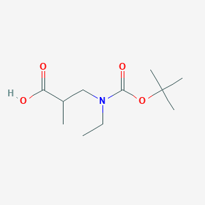 3-{[(Tert-butoxy)carbonyl](ethyl)amino}-2-methylpropanoic acid