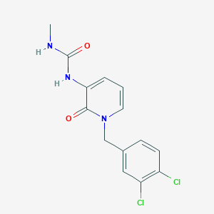 N-[1-(3,4-dichlorobenzyl)-2-oxo-1,2-dihydro-3-pyridinyl]-N'-methylurea