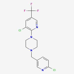 1-[(6-Chloro-3-pyridinyl)methyl]-4-[3-chloro-5-(trifluoromethyl)-2-pyridinyl]piperazine