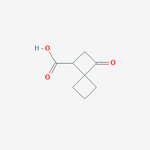 molecular formula C8H10O3 B2965777 3-Oxospiro[3.3]heptane-1-carboxylic acid CAS No. 2306277-97-2