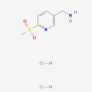 (6-Methylsulfonylpyridin-3-yl)methanamine;dihydrochloride