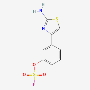 2-Amino-4-(3-fluorosulfonyloxyphenyl)-1,3-thiazole