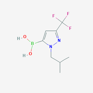1-Isobutyl-3-(trifluoromethyl)pyrazole-5-boronic acid