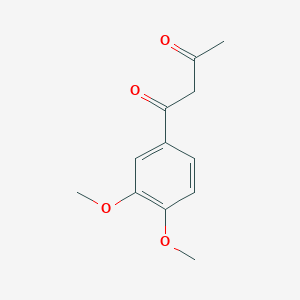 molecular formula C12H14O4 B2965905 1-(3,4-Dimethoxyphenyl)butane-1,3-dione CAS No. 13298-49-2