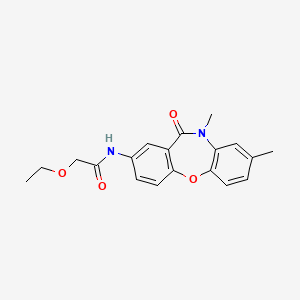 molecular formula C19H20N2O4 B2965912 N-(8,10-dimethyl-11-oxo-10,11-dihydrodibenzo[b,f][1,4]oxazepin-2-yl)-2-ethoxyacetamide CAS No. 922009-50-5