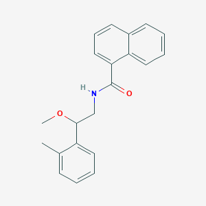 N-(2-methoxy-2-(o-tolyl)ethyl)-1-naphthamide