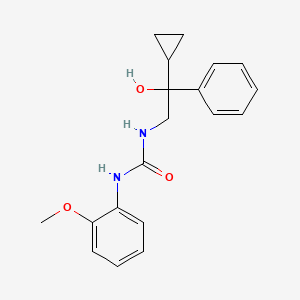 molecular formula C19H22N2O3 B2966060 1-(2-Cyclopropyl-2-hydroxy-2-phenylethyl)-3-(2-methoxyphenyl)urea CAS No. 1421467-54-0