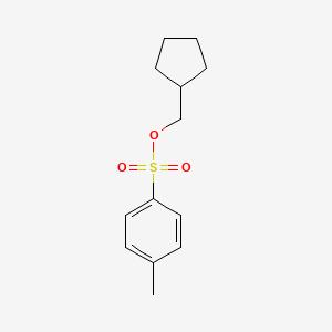 molecular formula C13H18O3S B2966067 Cyclopentylmethyl 4-methylbenzene-1-sulfonate CAS No. 21856-53-1