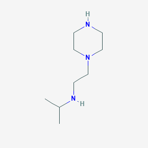 molecular formula C9H21N3 B2966071 [2-(Piperazin-1-yl)ethyl](propan-2-yl)amine CAS No. 1307634-07-6