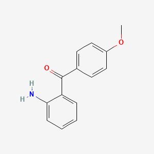 molecular formula C14H13NO2 B2966073 2-Amino-4'-methoxybenzophenone CAS No. 36192-61-7