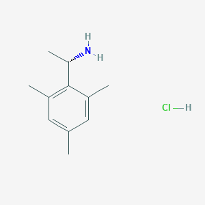 molecular formula C11H18ClN B2966124 (S)-1-Mesitylethanamine hydrochloride CAS No. 2227804-07-9