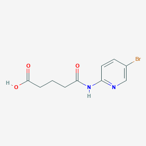 molecular formula C10H11BrN2O3 B2966304 5-[(5-Bromopyridin-2-yl)amino]-5-oxopentanoic acid CAS No. 333304-99-7