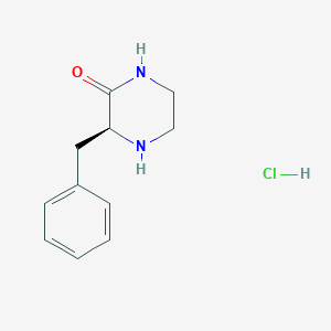 B2966323 (3S)-3-Benzyl-2-piperazinone hydrochloride CAS No. 1212300-41-8; 134676-49-6