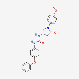 1-(1-(4-Methoxyphenyl)-5-oxopyrrolidin-3-yl)-3-(4-phenoxyphenyl)urea