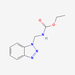 Ethyl N-(benzotriazol-1-ylmethyl)carbamate